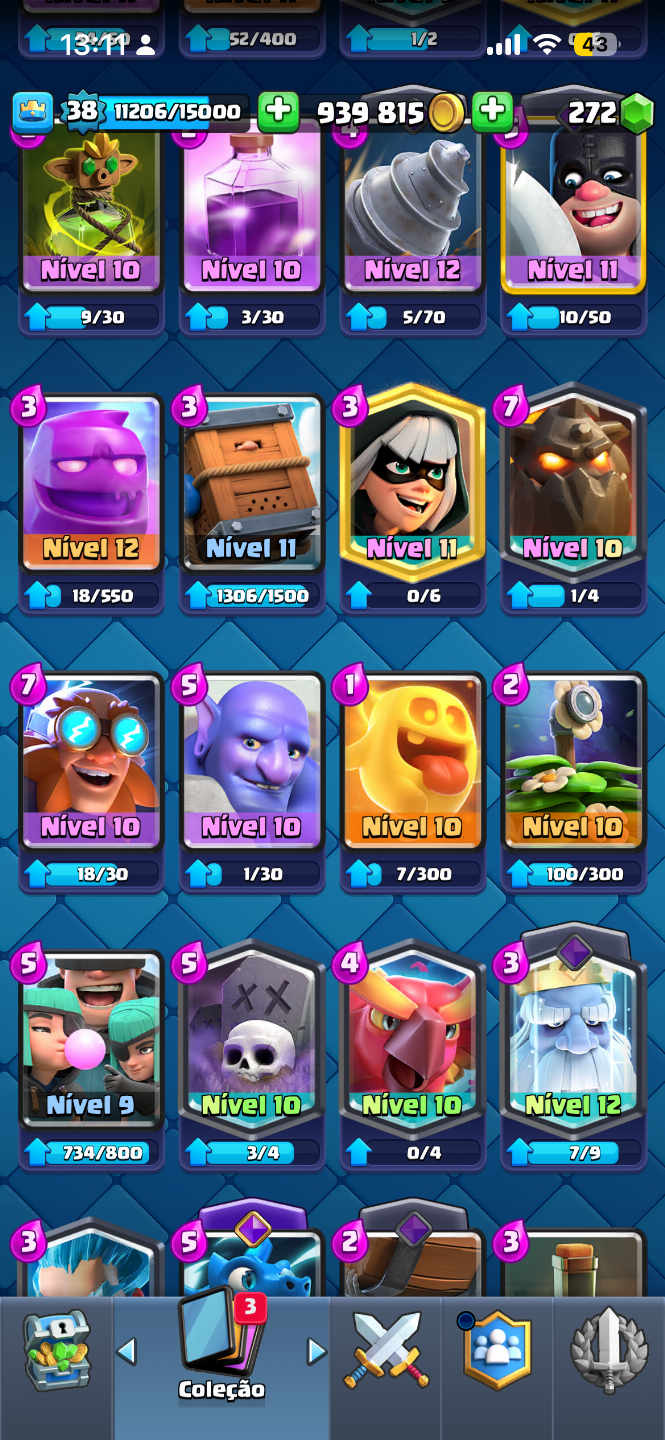 Conta de Clash royale para rapidinho!!