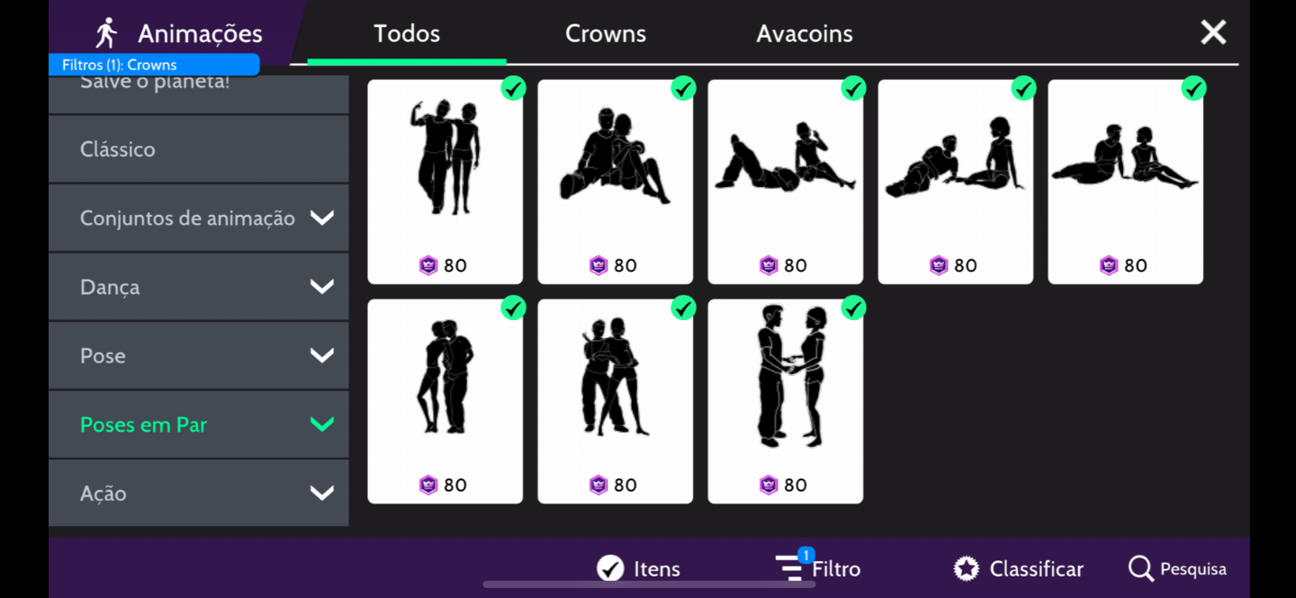 CONTA FEMININA AVAKIN LVL32