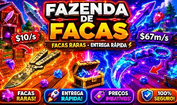 FAZENDA DE FACAS - ROBLOX - FACAS RARAS E BARATAS