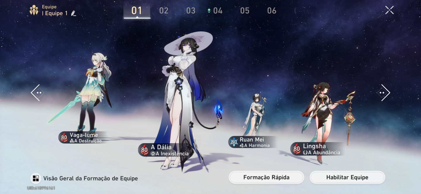 CONTA DE HONKAI STAR RAIL COMPLETA COM VARIOS TIMES METAS E PREMIUM