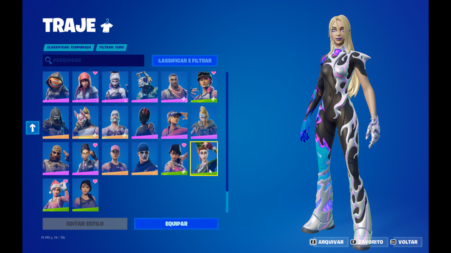 Conta de fortnite old + salve o mundo old + conta epic com 125 jogos