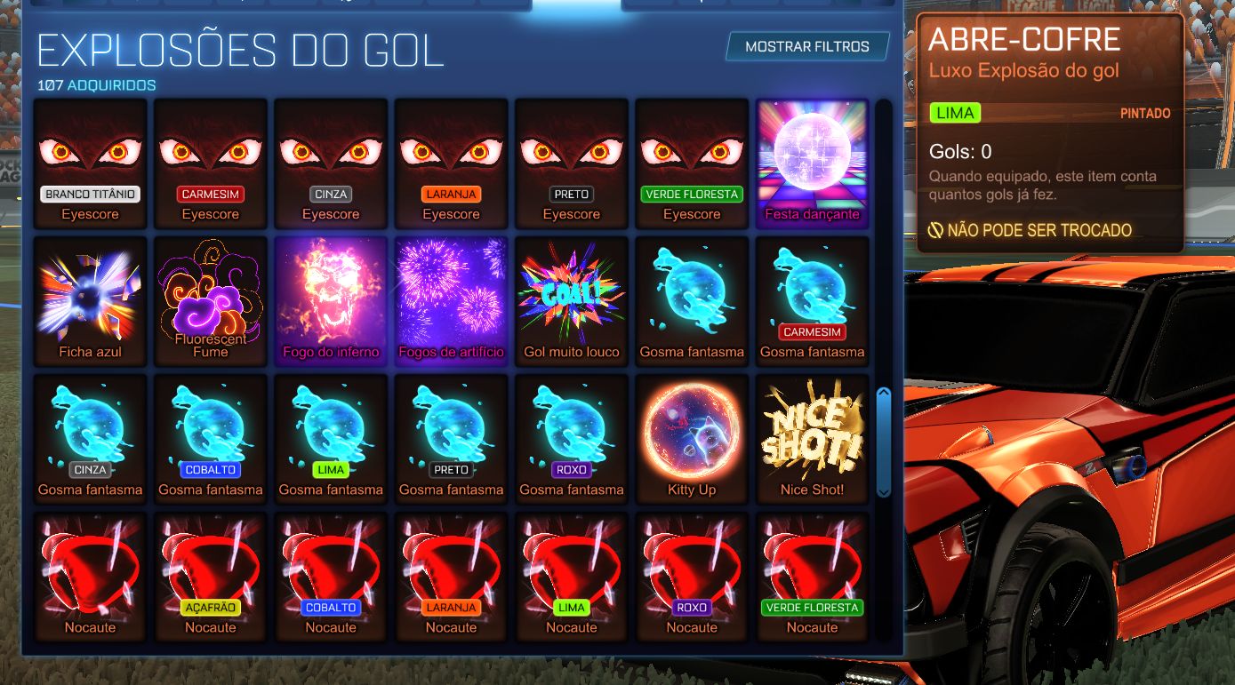 CONTA ROCKET LEAGUE - TAGS GC | NÍVEL 1415 | WINRATE 70.5%