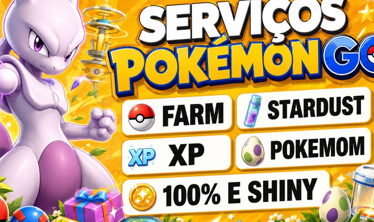 Pokemon Go - Farm Completo XP, Stardust, Pokémon Shiny e 100
