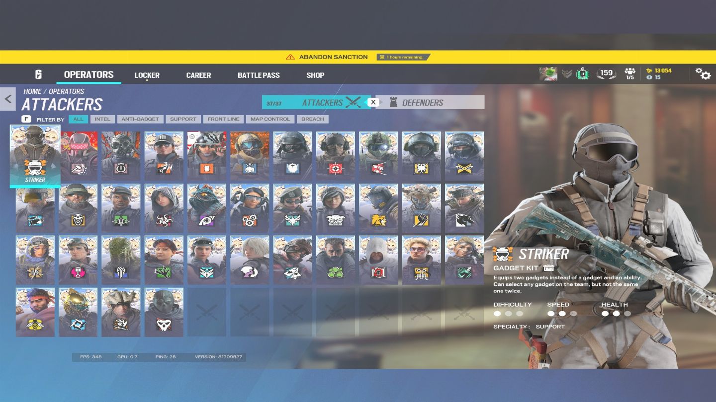 CONTA CHAMPION R6 MUITO CONTEUDO TODOS OPERADORES MUITA SKIN ELITE VARIOS CHAMP