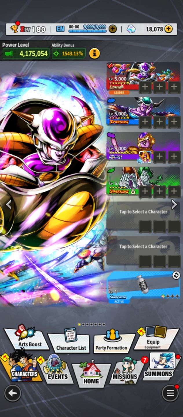Conta DBL - Novos Personagens + 18K de CRISTAIS!