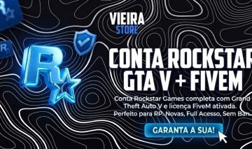 Conta Rockstar Games com Licença FiveM |Full Acesso & Entrega Automática