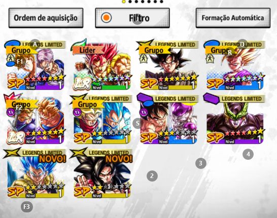Dragon ball legends, 2 metas 14 estrelas varios Lfs + 10K Cristais (android)
