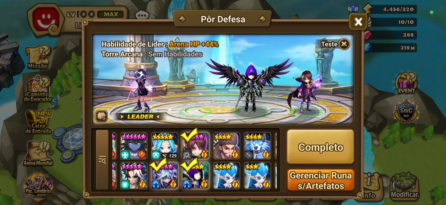 Triple LD - Summoners War - Cadiz, Fermion e Hacker