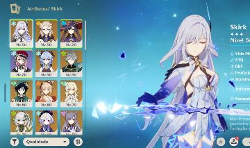 GENSHIN Skirk, Ganyu+bis, Nahida, Alhaitam, Albedo, Venti, Yoimya e+