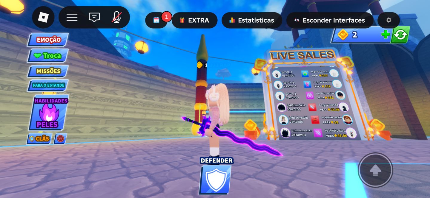 Blade Ball - Venda de Espadas Raras | 100% Seguro