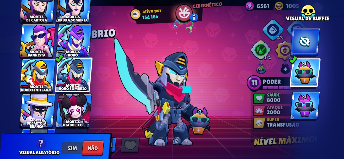 Conta de Braw stars com quase 39k troféus e várias skin raras e 22 prestígios