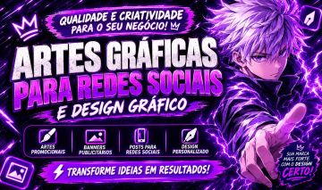 Artes para redes sociais