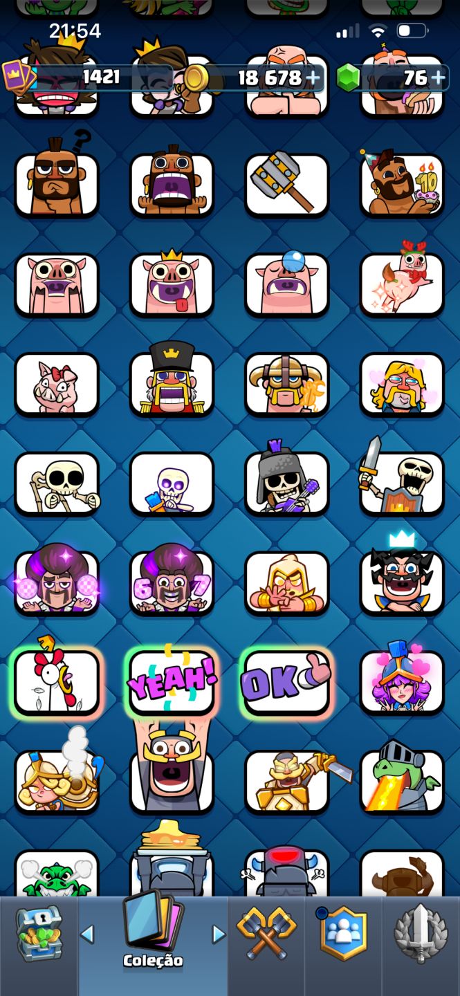 CONTA CLASH ROYALE ARENA 26 (ACEITO OFERTAS)
