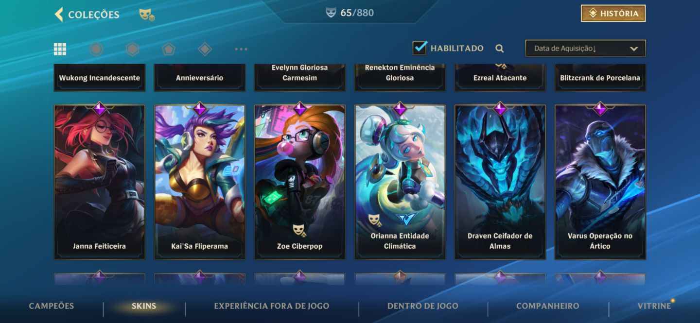 Conta Wild Rift Mestre 3