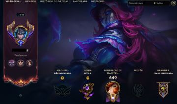 CONTA LEAGUE OF LEGENDS CRIADA EM 2016 LV 643 C/ 870 SKINS