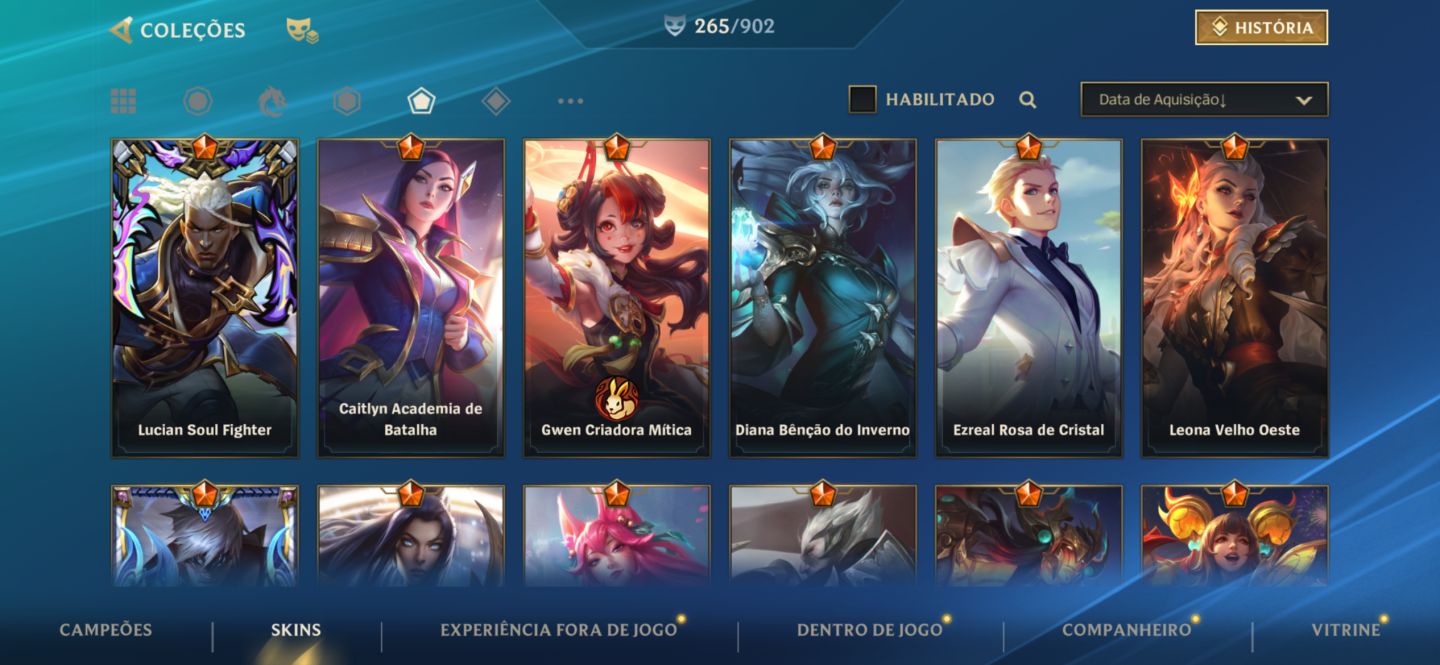 Conta wild rift ex top 1 lucian, lenda e monarca!! main adc e jungler e etc!