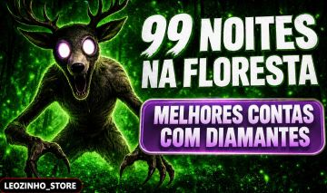 Promoção [Contas com Diamantes ] 99 Noites na Floresta