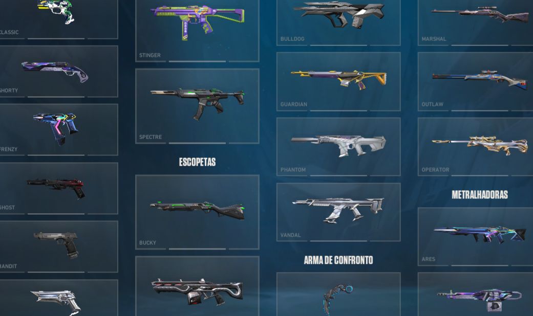 CONTA VALORANT - VARIAS SKINS - RANK GOLD - NVL 266
