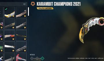 CONTA EX RAD 9K GASTOS 28 FACAS, SKINS EXCLUSIVAS, KARAMBIT CHAMPIONS, PRECINHO