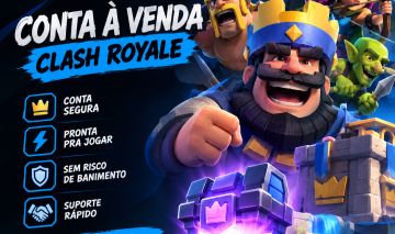 OFERTA!!! CONTA DE CLASH ROYALE BEM UPADA. CONTA BOA!!!