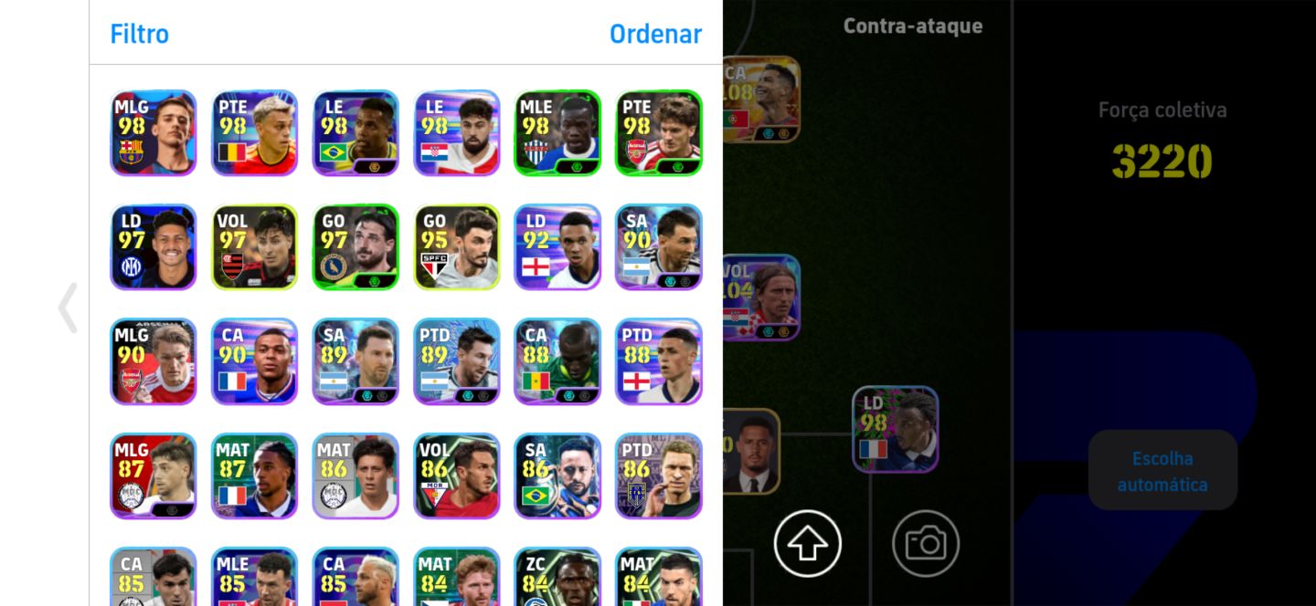 CONTA EFOOTBALL COM 3 BIG TIMES