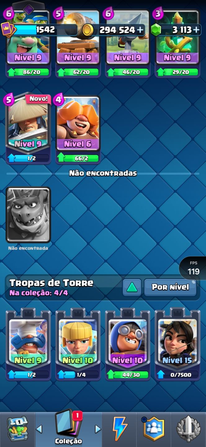 Conta Clash Royale
