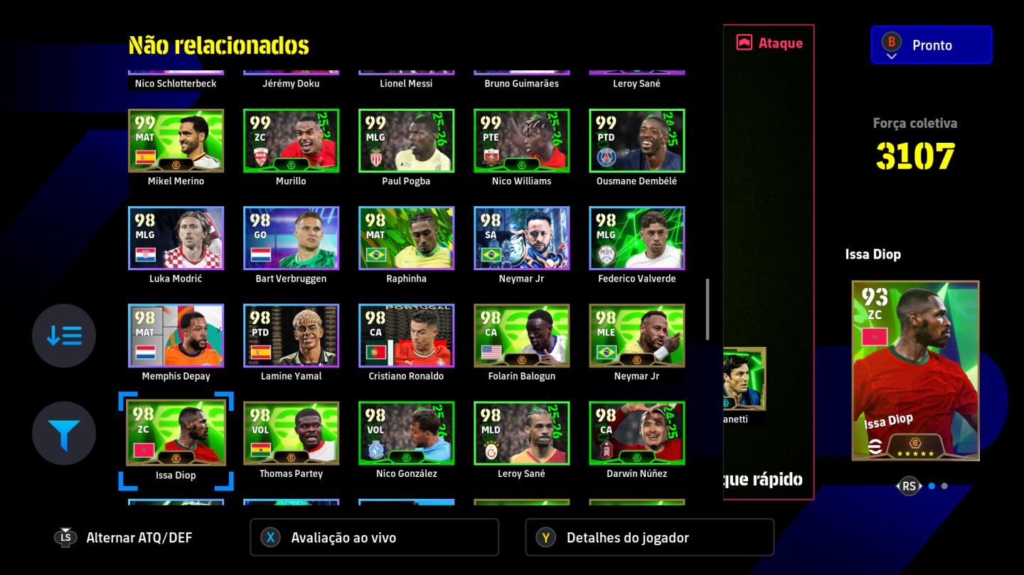 Conta STEAM meta de efootball 2027 com showtimes e epicos bons.