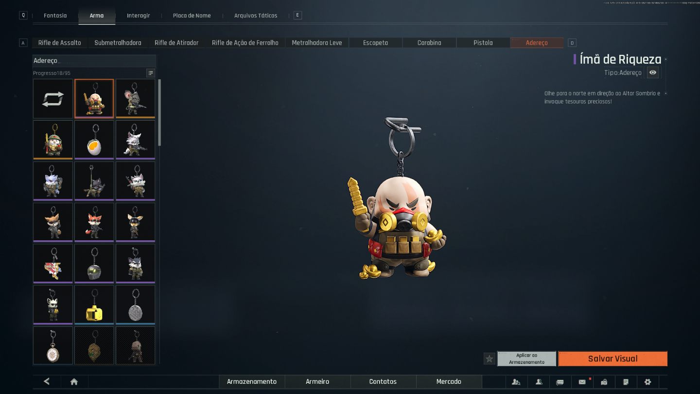 CONTA ARENA BREAKOUT 40M KOENS E SKINS