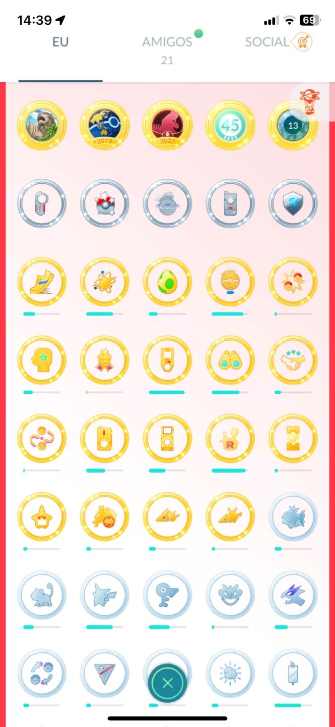 Pokémon GO LVL 70, Conta Rara de 2016 , +700 Shinies e muito mais