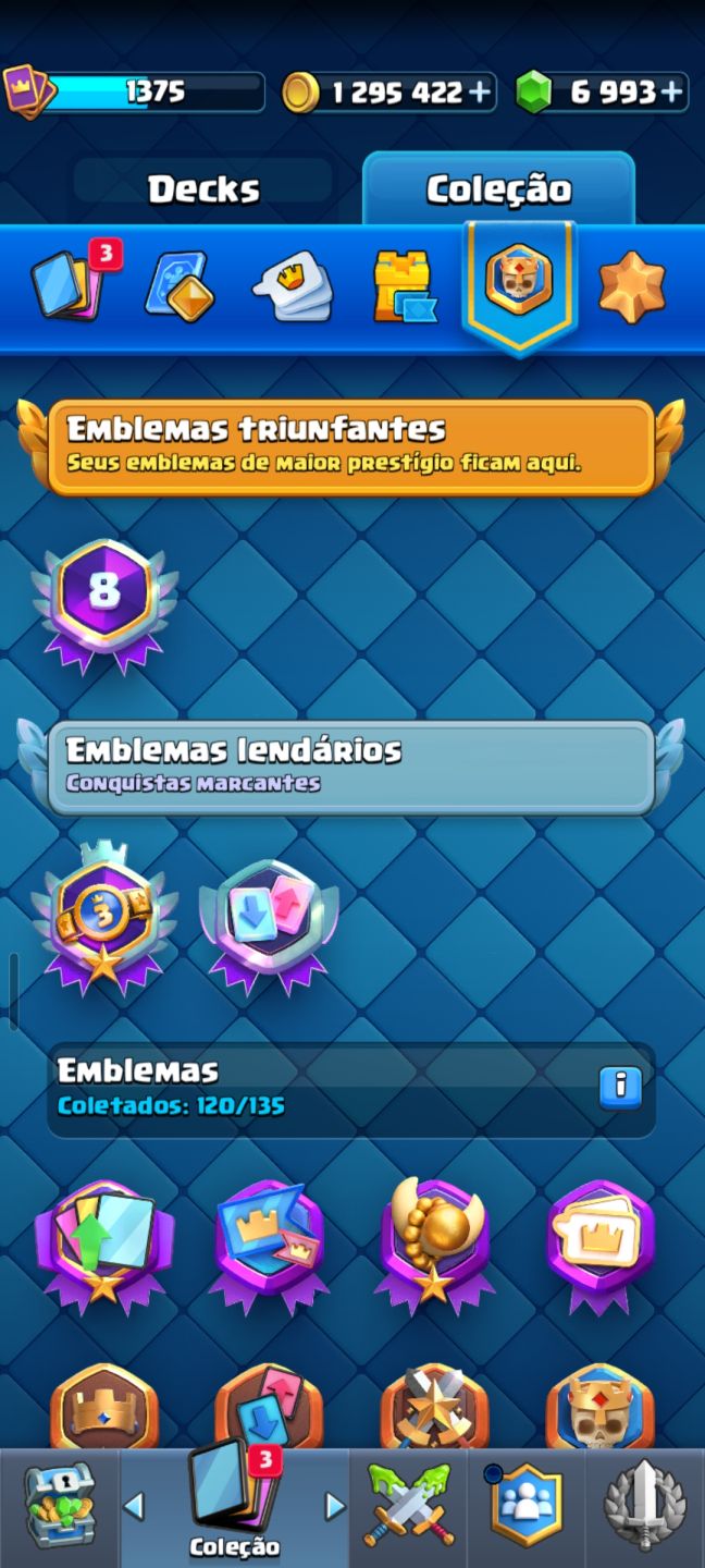 Conta Clash Royale 12k de troféus