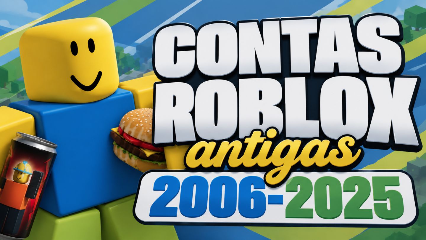 CONTAS DE ROBLOX ANTIGAS