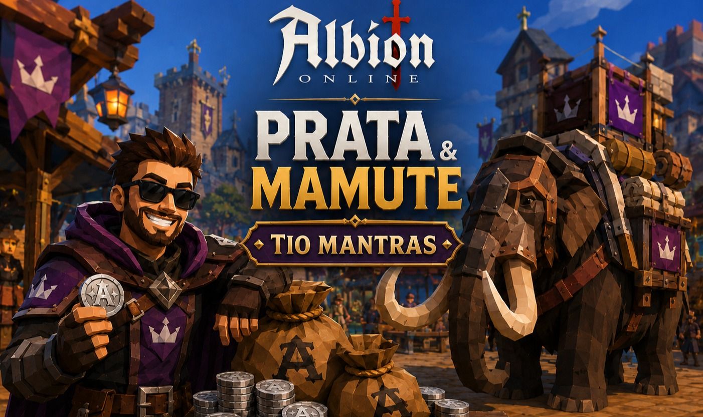 ALBION ONLINE PRATA-AMÉRICAS - A MAIS SEGURA - TIO MANTRAS