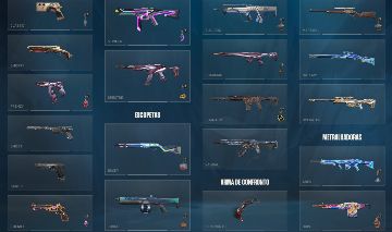 CONTA DE VALORANT COM AS SKINS MAIS DESEJADAS