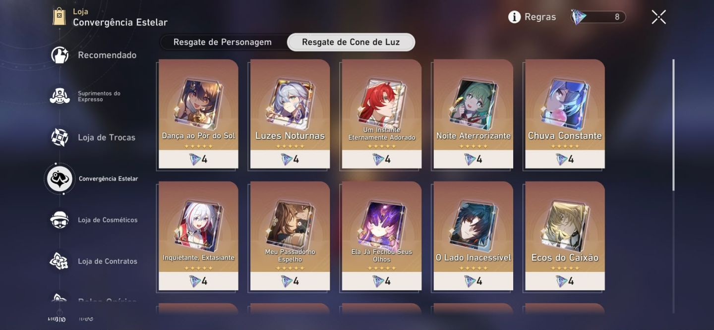 HSR - 32 Limitados + 25 cones + Skin
