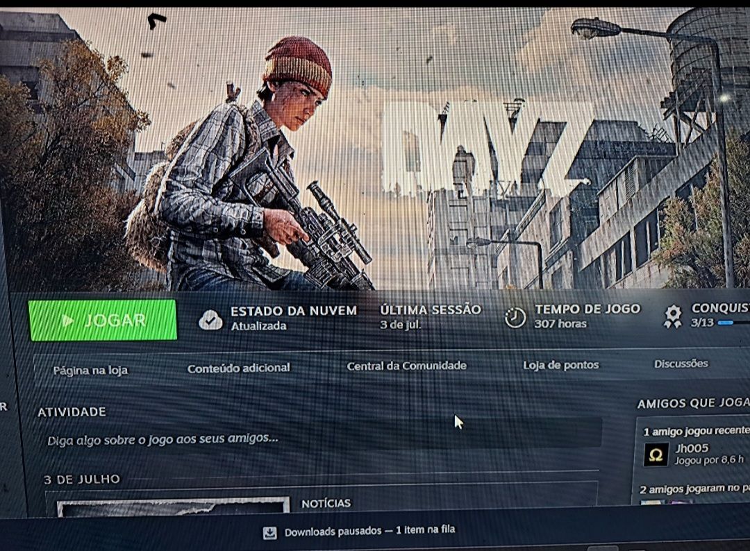 Conta steam com jogos como dayz e task bar hero