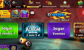 Conta 8 ball pool