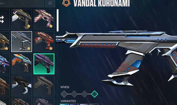 MELHOR CONTA DE VALORANT, COM SKINS