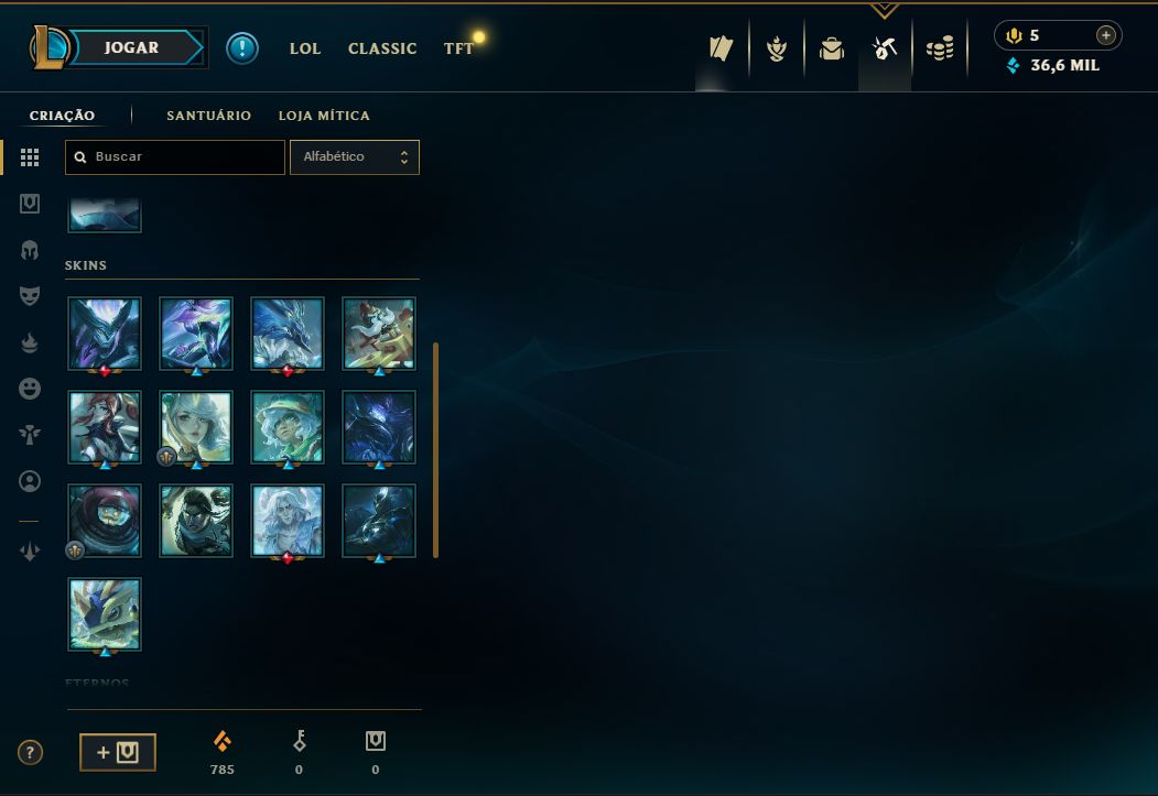 CONTA LOL PLATINA 3 81 PDL | +30 LP POR VITÓRIA | UPADA À MÃO |