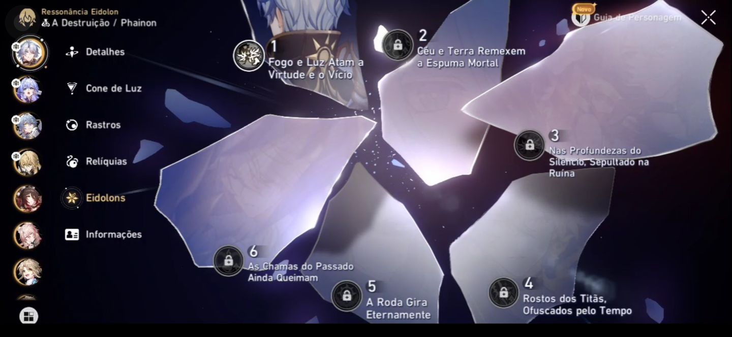 Conta HONKAI STAR RAIL | NÍVEL 70 | VÁRIOS 5 ESTRELAS, CONES E SKINS, ETC.