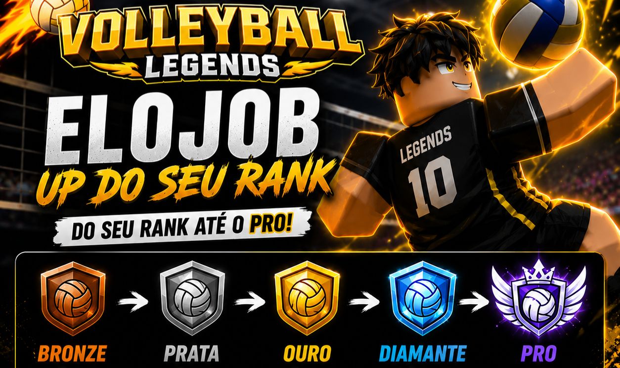 ELO NA SUA CONTA VOLLEYBALL LEGENDS (EM ATÉ 1 A 2 DIAS ) PROMOÇÃO