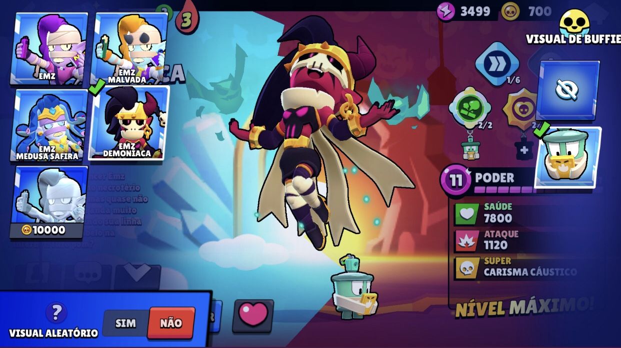 CONTA BRAWL STARS BOA PRA VOCE QUE NAO QR COMEÇAR DO ZERO