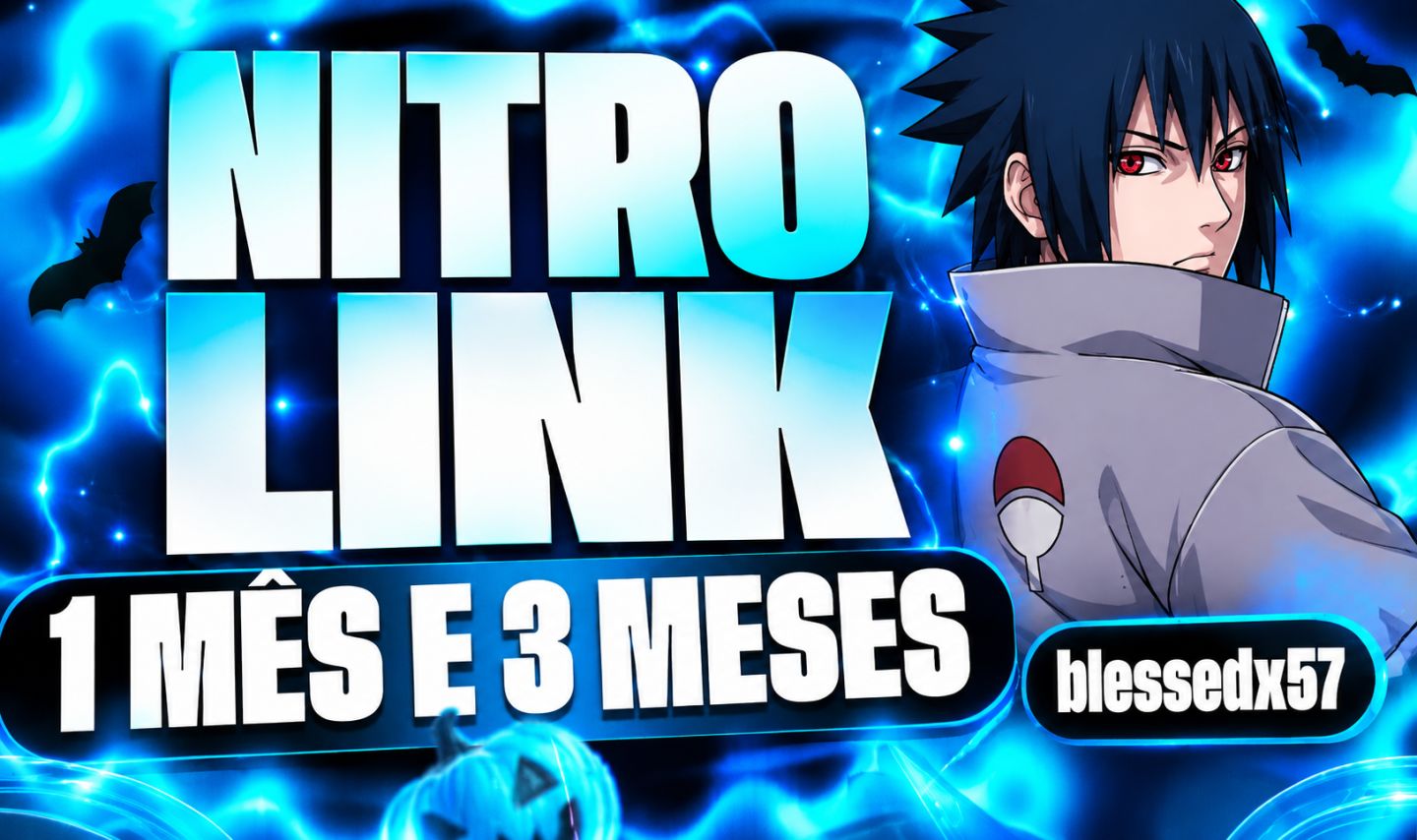 DISCORD NITRO 1 MÊS+ NITRO TRIMENSAL + ATIVAÇÃO + GIFT