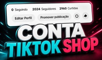 CONTA TIKTOK SHOP OU HOT - 2K SEGUIDORES REAIS, SEM DOC, PUBLICO MASCULINO