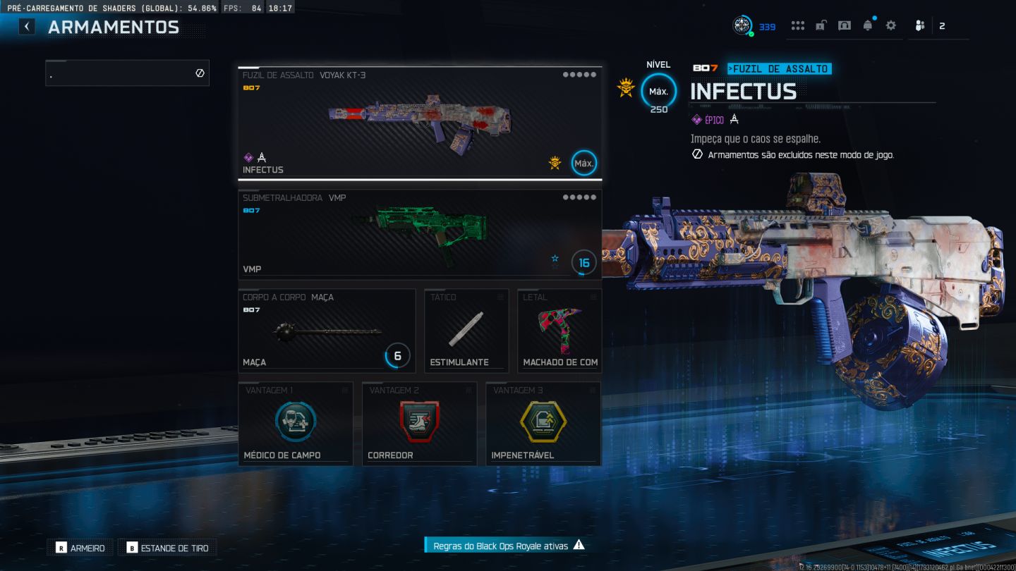CONTA WARZONE PARA INICIAR NO MW4 (PRESTIGIO 340) (ARMAS FULL) (FULL ACESSO) !
