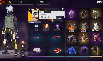 CONTA FF GEMADA LVL 68 COM CALÇA ANGELICAL AMARELA M