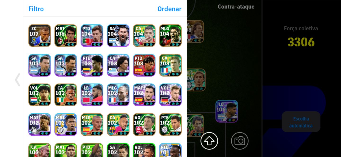 CONTA EFFOTBALL BRABA DO MESSI E CR7 BIG TIME