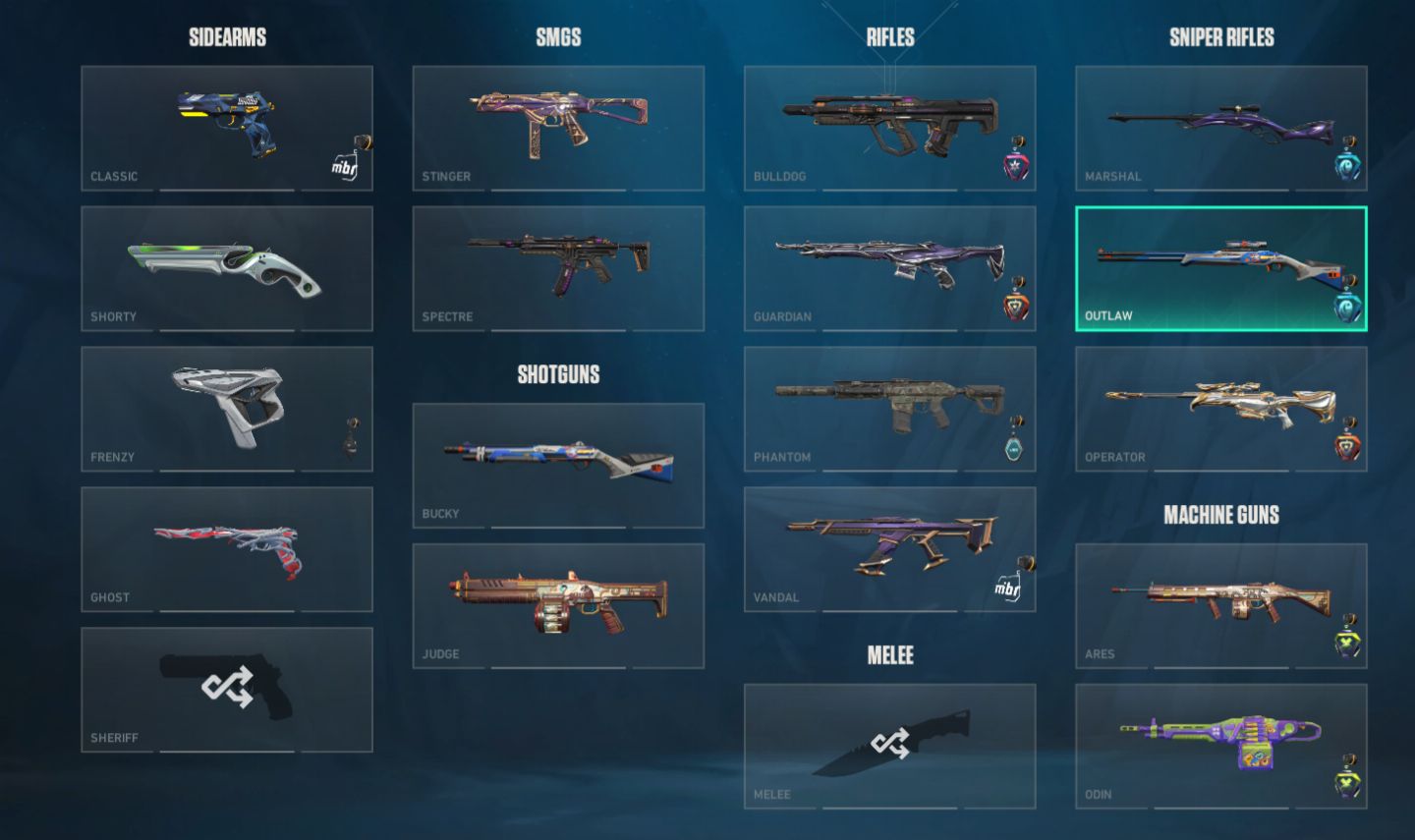 CONTA DO VALORANT COM MAIS DE 20 SKINS EXCELENTES