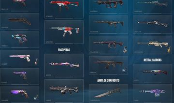 Conta com armas vct e champions