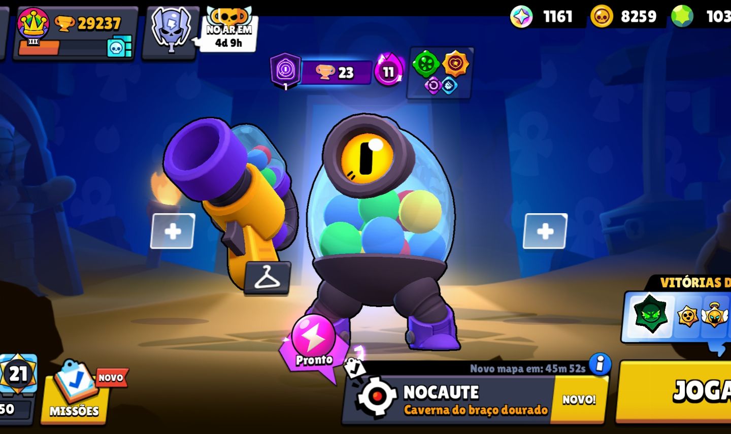 CONTA BRAWL STARS ANTIGA PRIMEIRO PASSE 30K TROFEIS POS BETA COM SUPER DESCONTO