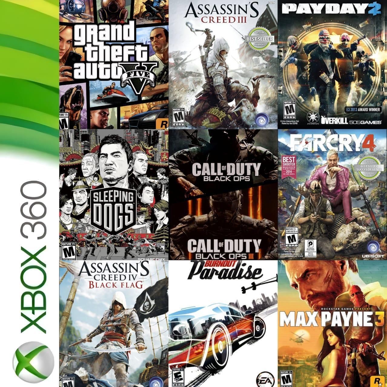 Jogos para Xbox 360 (Midia Compartilhada) suporte por 30 dias